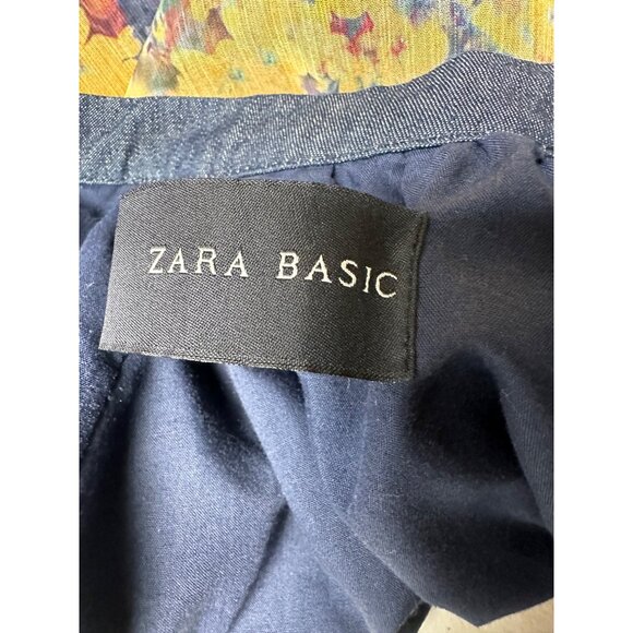 Zara Basic Womens Floral Bomber Jacket Small Bloomcore Cottage Girly Boho - Picture 5 of 12